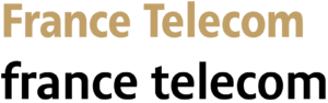 france telecom orange logotype before after